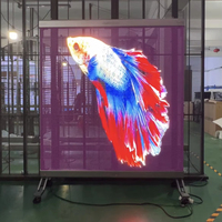 Meilleure vente d'écran de film holographique invisible à affichage LED transparent ultra-mince pour la signalisation de terminal d'aéroport d'exposition de musée