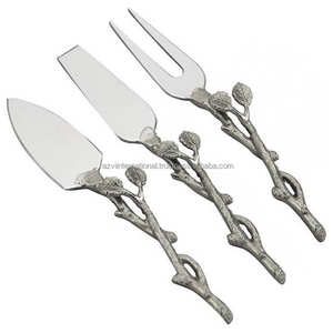 Ensemble de couverts au design moderne, décor de mariage fantaisie en forme de ciseaux avec fourchette cuillère en acier inoxydable, ensembles de couverts uniques - Product Image 5