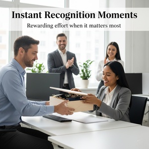 Kit de récompense personnalisé pour employés avec logo, coffret cadeau, vêtements, articles de boisson et cartes de reconnaissance pour les programmes RH - Product Image 2