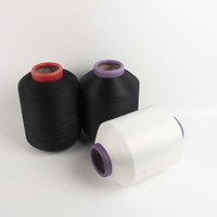 Vente directe usine – Sacs de machine en nylon DTY et élasthanne noir et blanc 3008 3012 4012 pour machines à chaussettes intégrées, fabrication haut de gamme