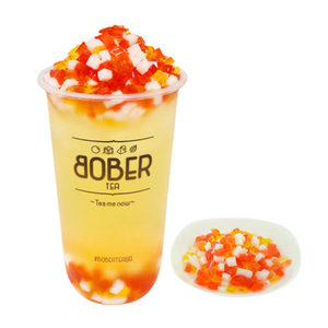 Garnitures de gelée de <span class=keywords><strong>thé</strong></span> BOBER arc-en-ciel multicolore de 2.1kg pour <span class=keywords><strong>thé</strong></span> à bulles, smoothie, jus de fruits - Product Image 1