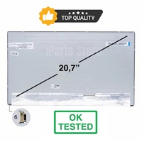 Pantalla LCD de Repuesto IParts de 20.7 Pulgadas FHD Nueva para PC Todo en Uno HP 21-b0003la 140N6AA, Versión Sin Pantalla Táctil, Panel OEM