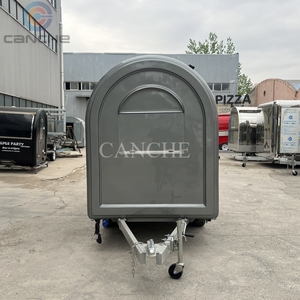 รถขายอาหารเคลื่อนที่ขนาด 10 ฟุต รถพ่วงขายอาหารสำหรับผู้ค้าในยุโรป รถเข็นขายฮอทดอก - Product Image 3