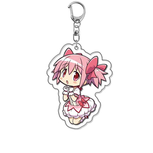 พวงกุญแจอนิเมะ Puella Magi <span class=keywords><strong>Madoka</strong></span> Magica คาเนเมะ อากิเมะ โฮมุระ มิกิ ซายากะ โทโมเอะ มามิ คิโยโกะ สำหรับแฟนๆ ของขวัญ เครื่องประดับ - Product Image 2