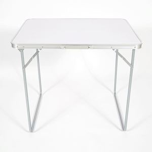 QM 80cm <b>Portable</b> Aluminum <b>Table</b> Lightweight Modern Design Foldable Picnic Camping Furniture for Outdoor Dining for Courtyard - Product Image 3