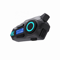 Headset Interkom Helm Motor K09 Nirkabel untuk Pengendara dengan Fitur Berbagi Musik, Radio FM, dan Interkomunikasi Tahan Air