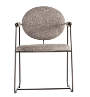 Chaise de salle à manger moderne simple en cuir de luxe léger avec fonction de refroidissement pliée en bois et en métal pour cuisine, hôtel, café, dressing, salle de sport
