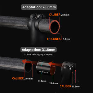 Fourche de VTT <span class=keywords><strong>Toseek</strong></span> Straight Xc Rigide à Frein à Disque 9*100mm QR en Fibre de Carbone 29er Haute Résistance Ultra Légère - Pièces de Vélo de Montagne - Product Image 5