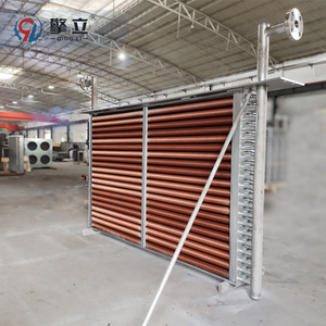 Enfriador de Aire Qing Li, Intercambiador de Calor de Tubo de Aleta de Cobre y Acero Inoxidable, Refrigeración por Agua, Aplicación de Secado Industrial - Product Image 3