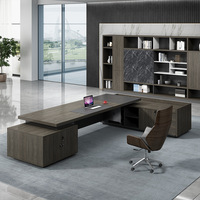Meubles de bureau, table et chaise combinées, 2,6 m, 2,8 m, 3,2 m, tables d'ordinateur de bureau, meubles de bureau, grand patron