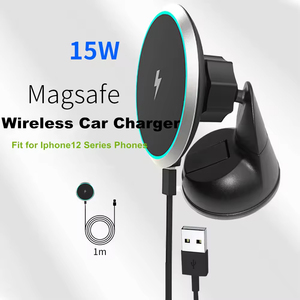 <span class=keywords><strong>Cargador</strong></span> inalámbrico magnético inteligente para <span class=keywords><strong>coche</strong></span> con imán potente, adecuado para teléfonos <span class=keywords><strong>Apple</strong></span>, paneles de instrumentos de coches inteligentes y soportes con ventosa. - Product Image 3