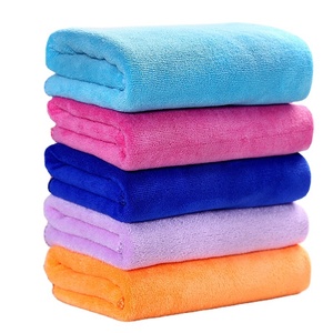 Commercio all'ingrosso della fabbrica a buon mercato in microfibra a maglia tinta unita viso e asciugamano da bagno 35x75cm dimensioni personalizzate di alta durata asciugatura rapida - Product Image 1