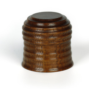 Japanese Style Wooden Teacup 6.5x6.8cm Nine Line <b>Cup</b> Coffee Brown For Afternoon <b>Tea</b> - Product Image 3