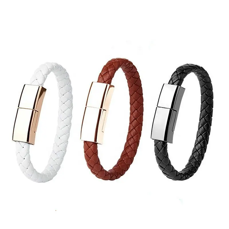 high quality beautiful portable durable safe and environmentally friendly mobile phone data cable wristband