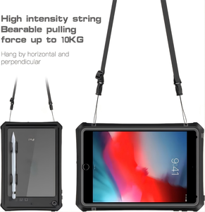 Étui ShellBox pour <span class=keywords><strong>iPad</strong></span> <span class=keywords><strong>Mini</strong></span> 5/4 7,9 pouces, pare-chocs intégral, support pour stylet, béquille pliable robuste, cordon, étui IP68 - Product Image 4
