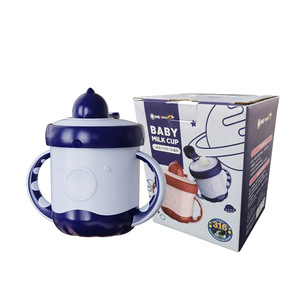 Vaso de leche para bebés Jiayi de 300 ml, de acero inoxidable, doble capa, a prueba de fugas, con boquilla, para niños de 1 a 2 años - Product Image 1