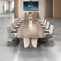 Table de conférence série Guanhe 3600x1500x750 GH-23, mobilier de bureau moderne, OEM/ODM, dimensions, couleur et logo personnalisables