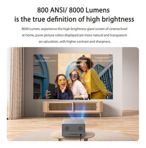 โปรเจคเตอร์ U1 Native 4K LCD ความละเอียด 3840x2160P ป้องกันฝุ่นแบบเต็มรูปแบบ พร้อมระบบ Android <span class=keywords><strong>Google</strong></span> TV สำหรับโฮมเธียเตอร์ ธุรกิจ และการศึกษา - Product Image 5