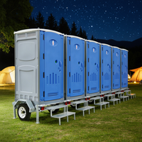Toilettes et Douche Extérieures Modernes Préfabriquées en Acier Portable avec Conception Robuste pour Parcs et Ateliers – Écologiques