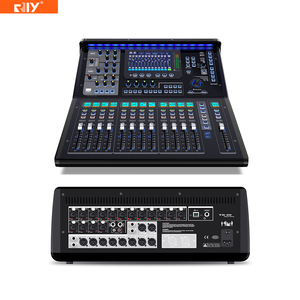 Consola de Sonido Profesional TQ-22 de 22 Canales, Control Remoto por Teléfono iOS/<span class=keywords><strong>Android</strong></span> para <span class=keywords><strong>DJ</strong></span>, Espectáculos, Escenarios, Clubes y Bares - Product Image 1