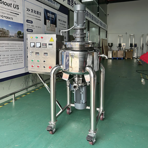 Ligne de production de savon liquide shampooing faisant des machines de mélangeur d'homogenzer équipement d'émulsion de réservoir de mélange - Product Image 2