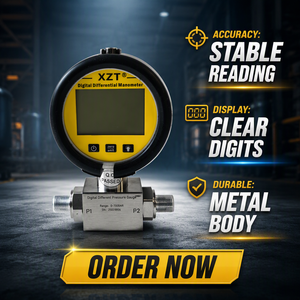 Herramienta de Diagnóstico de Presión XZT 250318106, Manómetro <span class=keywords><strong>Diferencial</strong></span> Digital para Piezas de Maquinaria de Ingeniería - Product Image 6
