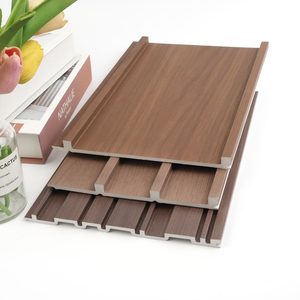Wood Grain WPC <strong>Wall</strong> Cladding Panel Waterproof Decorative Interior <strong>Wall</strong> <strong>Covering</strong> Modern Composite <strong>Wall</strong> Board - Product Image 2