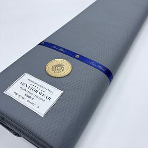 Tissu de <span class=keywords><strong>costume</strong></span> de haute qualité pour sénateur africain nigérian, couleur blanche, tissu pour hommes pour costumes et chemises, 5 yards pour vêtements de Dubaï - Product Image 6