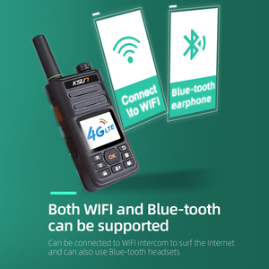 <span class=keywords><strong>Android</strong></span> thẻ Sim 4G 3G 2G Radio Mạng màu xanh-răng Wifi PoC 100km phạm vi hai cách phát thanh PTT Walkie Talkie làm việc với zello ứng dụng - Product Image 2