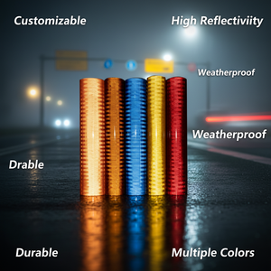 Lianxing فيلم عاكس EGP درجة هندسية عاكسة المنشورية لفة الفينيل العاكسة - Product Image 1