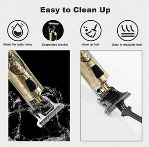 Afeitadora Profesional Recargable para Hombre, Inalámbrica, con Pantalla LCD, Recortadora de Pelo para Barbería - Product Image 4