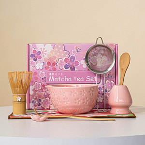 Plat à Riz Porcelaine Fleurs Roses Avec Cuillère - Occasion