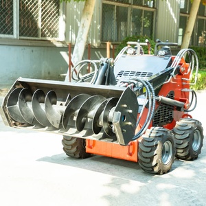Accessoire de remplissage de fossés hydraulique pour chargeuse compacte <span class=keywords><strong>Bobcat</strong></span> / CAT avec plaque de fixation rapide universelle - Product Image 3