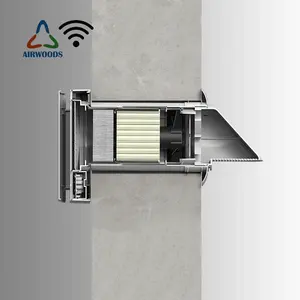 الحائط الهواء Recuperator وحدة تهوية تعمل باسترداد الطاقة Erv نظام التهوية الحرارة الانتعاش التهوية غرفة واحدة