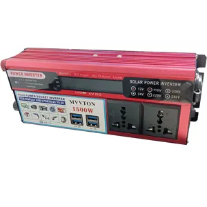 Chất lượng tốt nhất DC để AC Power Inverter 12V đến 220V AC tinh khiết Sine Wave chuyển đổi hỗ trợ cho biến tần & chuyển đổi