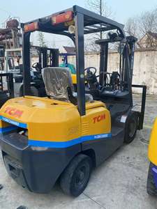 Used TCM FD25T3 Diesel Forklift 2.5/3/4/5/7/8/10/15/16/25/30-Ton 15 Ton Master Fork Position Offroad Two/Three Stage Mast High - Product Image 3