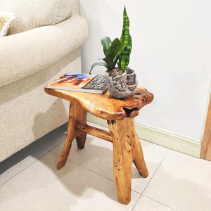 Wabisabi piccola <span class=keywords><strong>panca</strong></span> <span class=keywords><strong>in</strong></span> <span class=keywords><strong>legno</strong></span> naturale per interni/esterni albero ceppo pianta sgabello per bambini artigianato <span class=keywords><strong>legno</strong></span> scatole di <span class=keywords><strong>legno</strong></span> cartelli da parete - Product Image 2