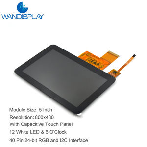Wandisplay Pantalla táctil de 5 "Pantalla <span class=keywords><strong>TFT</strong></span> 800X480 Pantalla de 40 pines Panel <span class=keywords><strong>LCD</strong></span> <span class=keywords><strong>TFT</strong></span> de 5 pulgadas y 5 pulgadas - Product Image 4