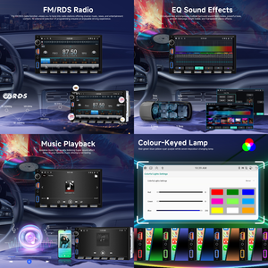 <span class=keywords><strong>Autoradio</strong></span> Android Podofo 7 pouces avec écran tactile IPS, 6+128 Go, CarPlay, Android Auto, GPS, WiFi, FM, RDS, <span class=keywords><strong>USB</strong></span>, avec clavier piano, OEM/ODM Factory - Product Image 4