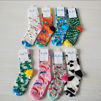 Chaussettes mignonnes pour enfants en langue d'ananas cerise personnalisées en gros Chaussettes amusantes pour enfants Chaussettes colorées pour garçon