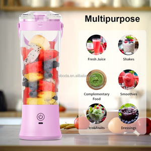 Venta al por mayor mejor tamaño personal licuadora recargable 6 cuchillas 7,4 V para batidos Salsa batidos y bebidas congeladas - Product Image 6