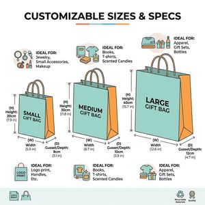 Bolsas <span class=keywords><strong>de</strong></span> Papel Kraft Laminadas con Película Ecológica <span class=keywords><strong>de</strong></span> Primera Calidad Personalizadas <span class=keywords><strong>de</strong></span> la Marca Oufei, Bolsas <span class=keywords><strong>de</strong></span> Regalo Reutilizables al por Mayor con Logotipo para Ropa - Product Image 3