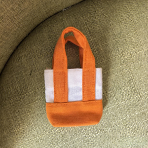 ZHYD grosir dapat digunakan kembali gantungan kunci kanvas kecil tren tas <span class=keywords><strong>Mini</strong></span> gantungan kunci lucu tas gantungan kunci untuk hadiah - Product Image 5