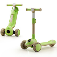 Haute qualité 3 roues PU Light-Up aluminium pliable Kick Scooter moderne de luxe bon pour une utilisation en extérieur jouet pour enfants garçons filles