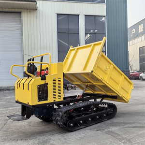 Factory-priced Mini All-terrain Truck <b>Tracked</b> <b>Dumper</b> New Self-loading Left Crawler Manual Transmission - Product Image 6
