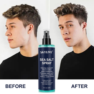 Private Label Natural Thickening Medium Hold Matte Based Sea Salt <strong>Spray</strong> <strong>Men</strong> <strong>Hair</strong> Styling Products - Product Image 6