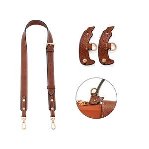 Vente en gros de sangles réglables en cuir véritable pour sac à main ensemble de sangles de sac en cuir personnalisé accessoires de sac bricolage pour sac <span class=keywords><strong>Longchamp</strong></span> - Product Image 5