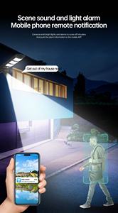 3 <span class=keywords><strong>Mega</strong></span> Pixels năng lượng mặt trời ánh sáng đường phố máy ảnh PTZ 360 Tự động theo dõi năng lượng mặt trời đèn đường <span class=keywords><strong>Camera</strong></span> HD 12MP Wifi <span class=keywords><strong>Camera</strong></span> An Ninh - Product Image 3