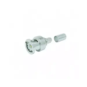 Professional BOM List EZ-240-BM-X BNC Connector Plug Male Pin 50 Ohms Free Hanging (In-Line) Push On EZ240BMX