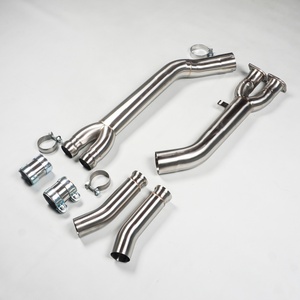 Tuyau d'échappement intermédiaire de 3,5'' pour BMW X3M/X4M F97/F98 2019-2021 3.0T S58, haut débit pour une efficacité d'échappement améliorée - Product Image 3